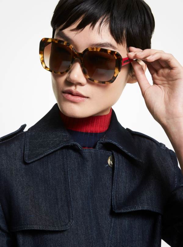 Damske Slnecne Okuliare Michael Kors Manhasset Leopardie - Doplnky Michael Kors Levně | XVPRF-4738